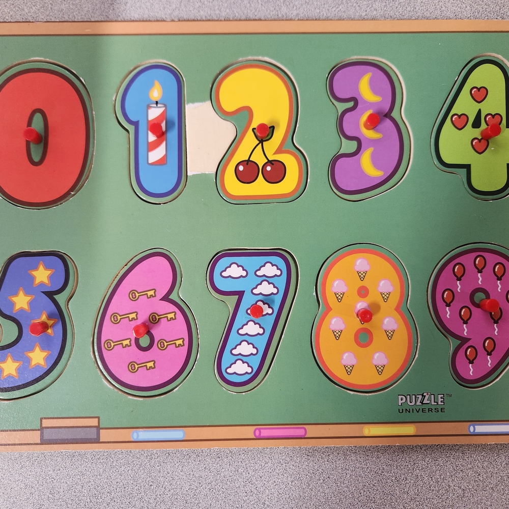 Vibrant Number Learning Puzzle